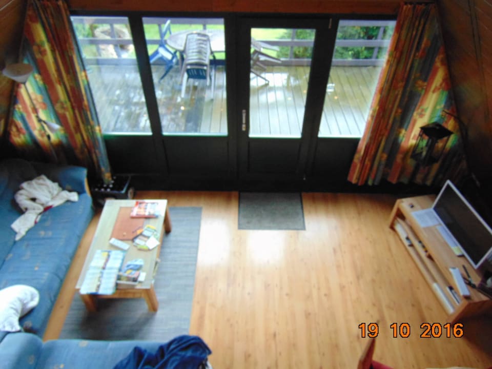 Wohnbereich vom Separee aus Holiday home Ferienpark Am Waldsee 1