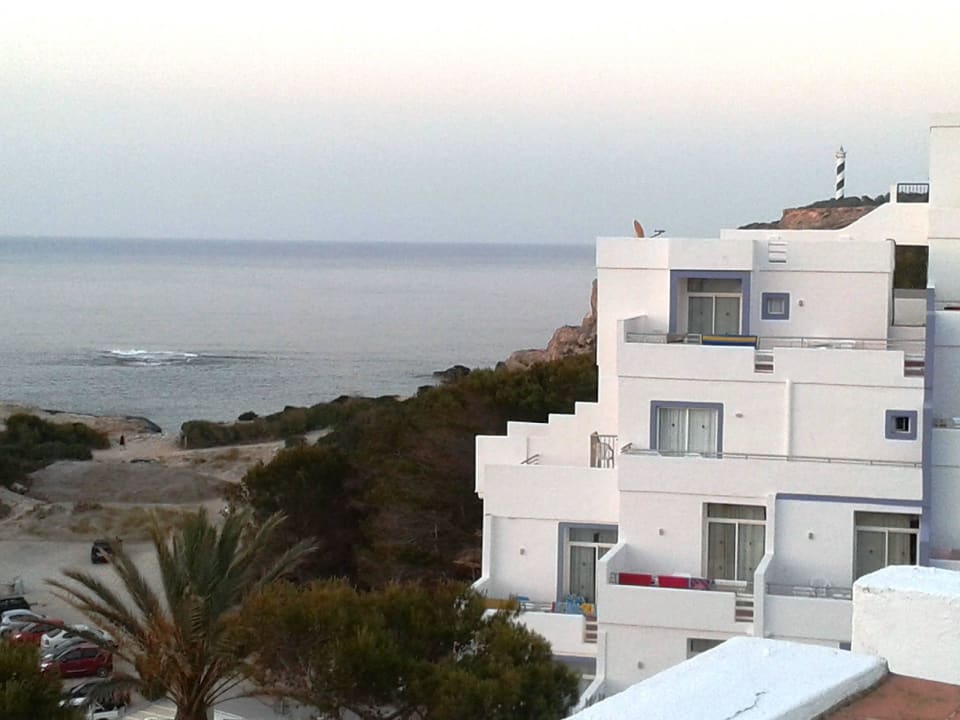 Blick vom braunen Block am Abend Barceló Portinatx - Adults only
