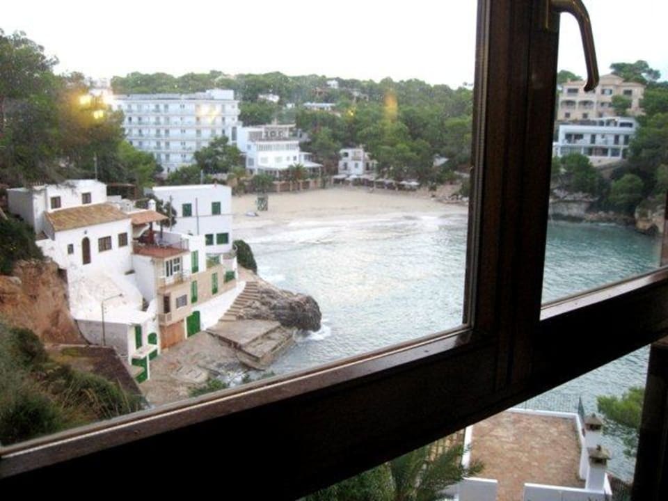 Blick auf den Strand vom Restaurant aus Hotel Pinos Playa
