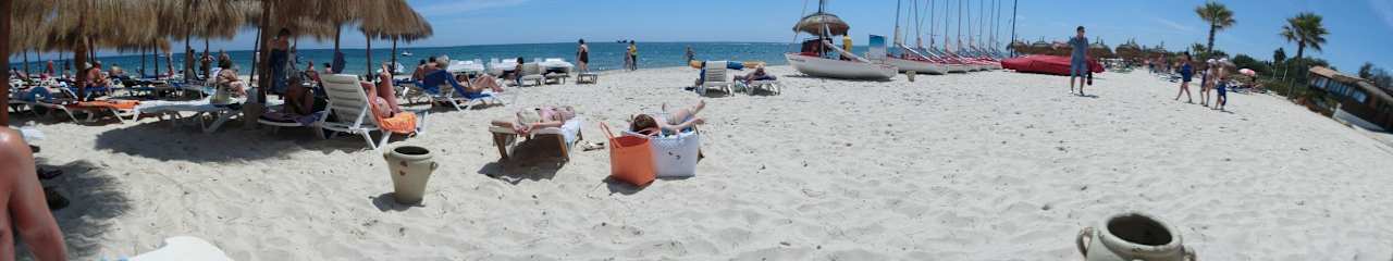 Sehr schöner, feinsandiger Strand El Mouradi Club Kantaoui