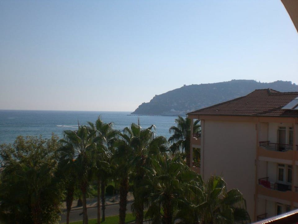 Der Ausblick von unserem Zimmer Eftalia Downtown Hotel