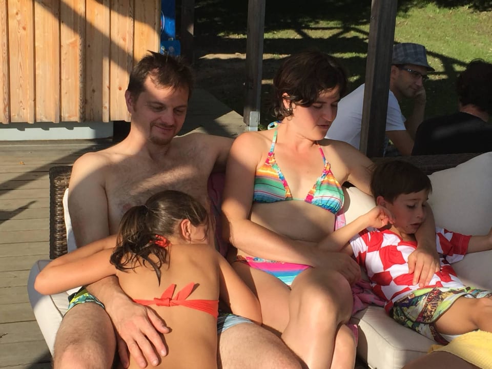 Gemütlich in der Lounge Wellness Landhaus Parth