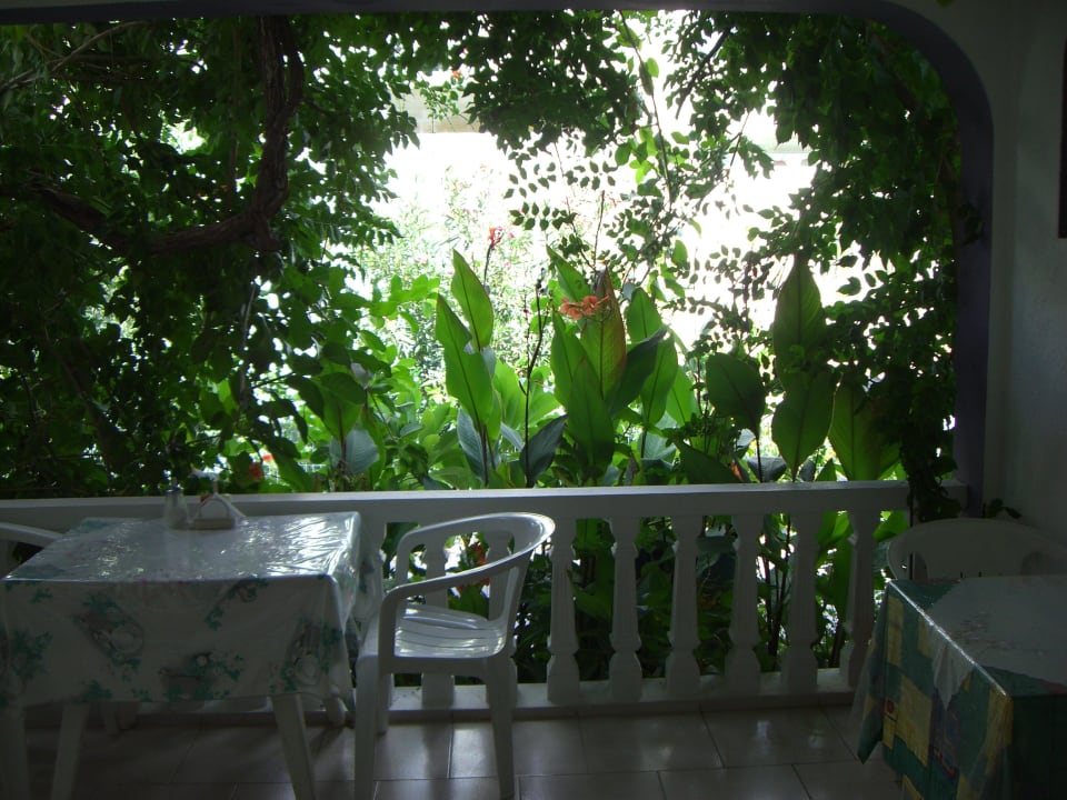 Frühstücksterrasse Hotel Rosmari