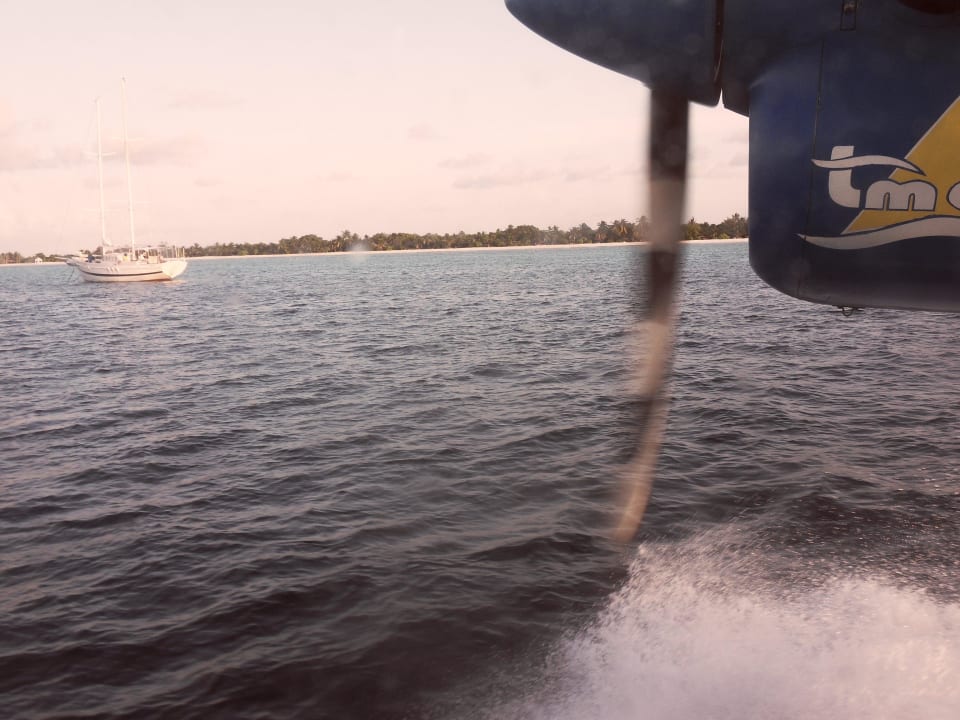 Der letzte Blick auf Kuredu Kuredu Island Resort & Spa