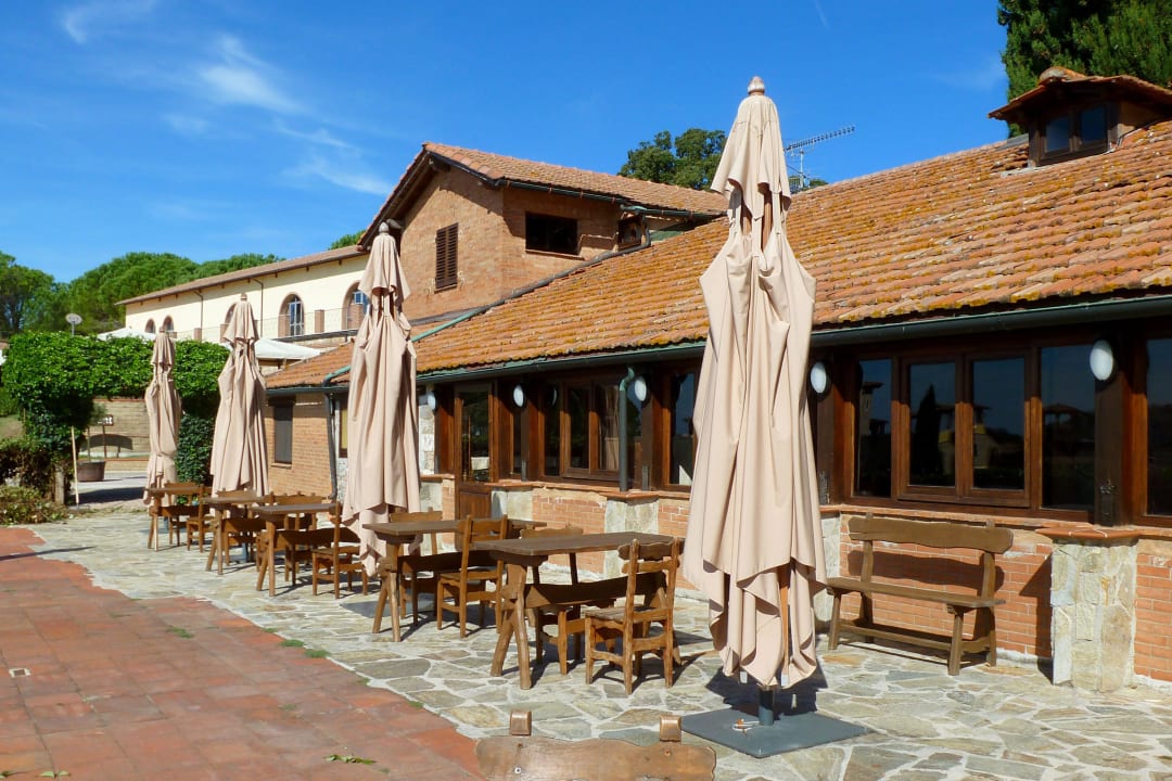 Pizzeria von außen Pian Dei Mucini Resort