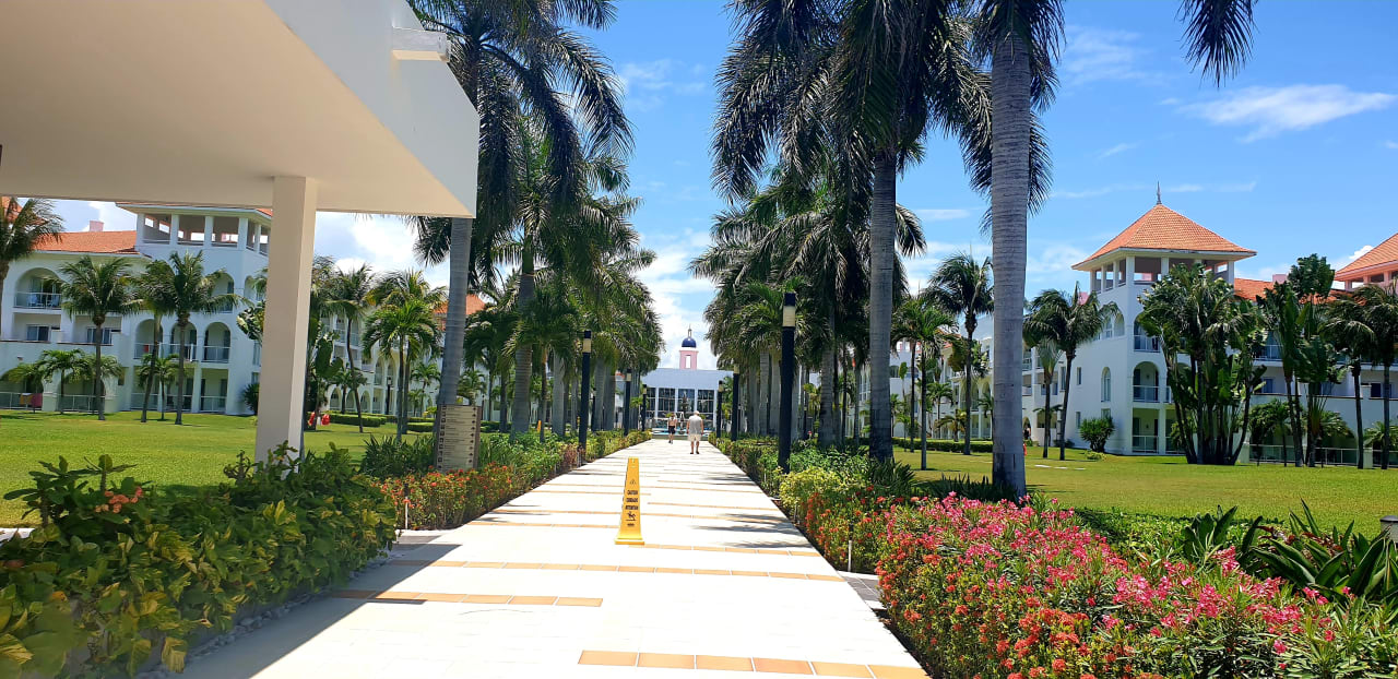 Gartenanlage Hotel Riu Palace Mexico