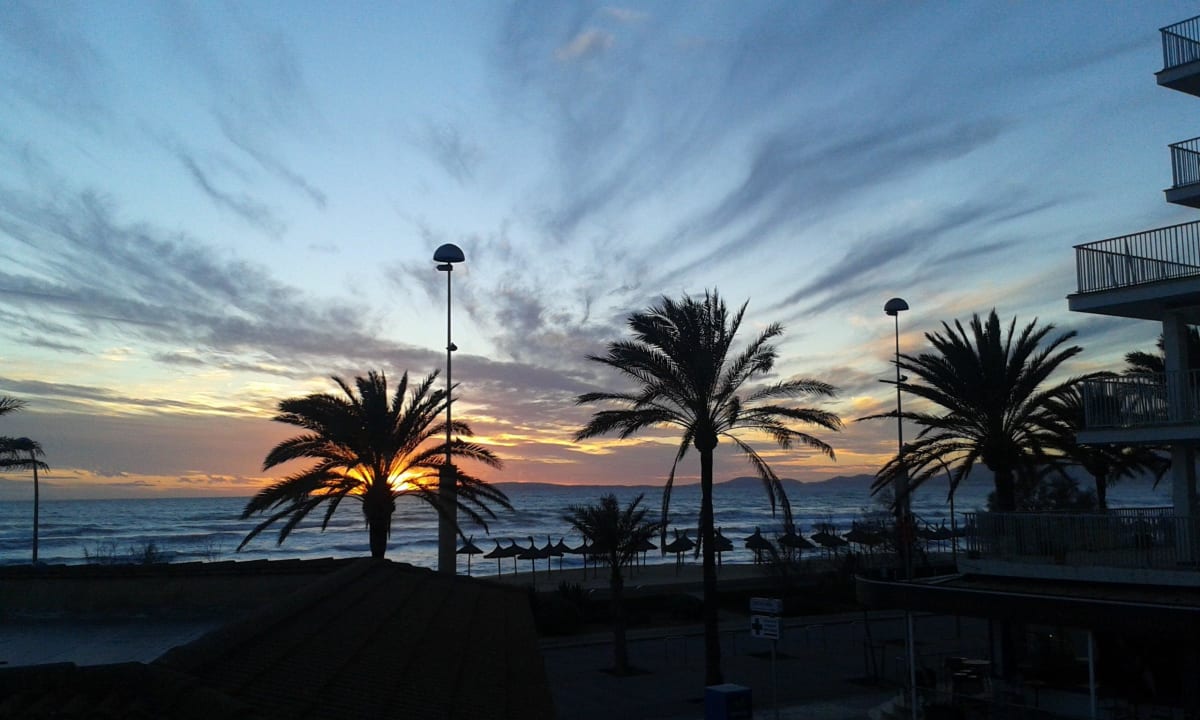 So schön geht die Sonne unter Iberostar Selection Playa de Palma