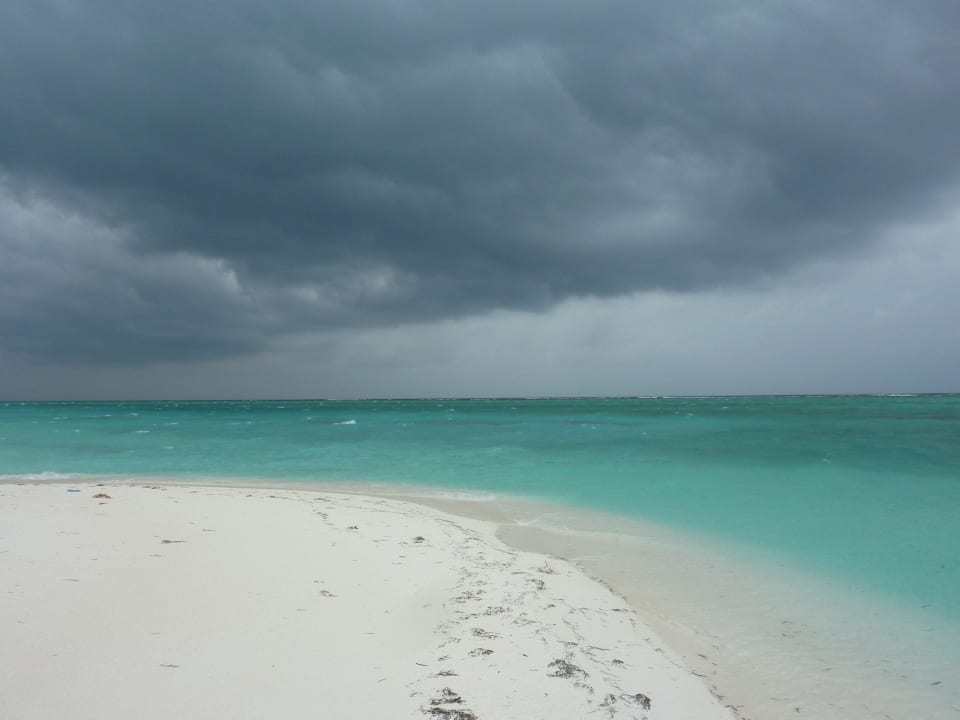 Gewitter in Aussicht Meeru Maldives Resort Island