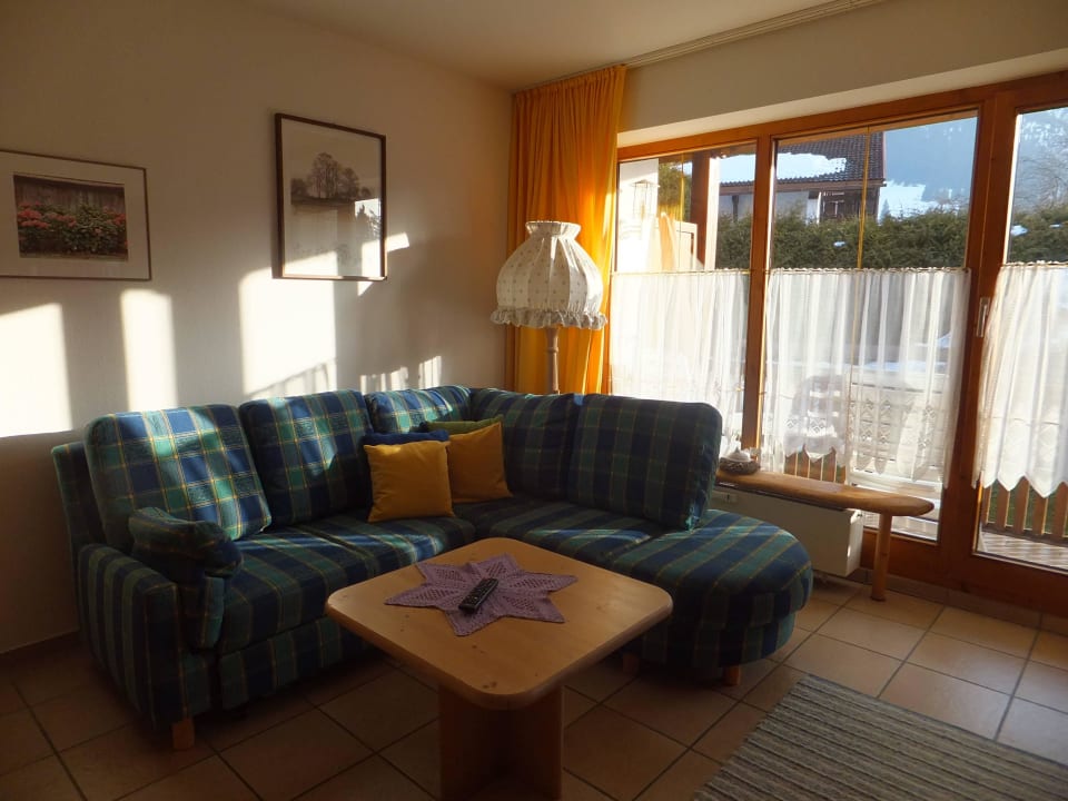 Sitzbereich Ferienwohnungen Sonnenpark