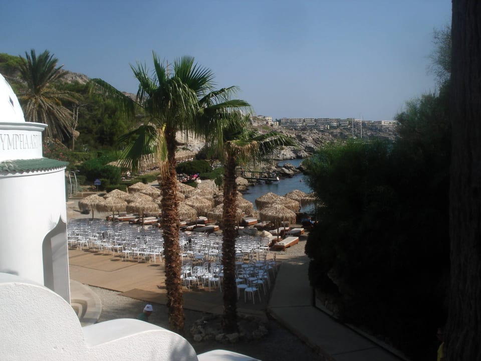 Von der Therme Richtung Hotel Hotel Kalithea Mare Palace