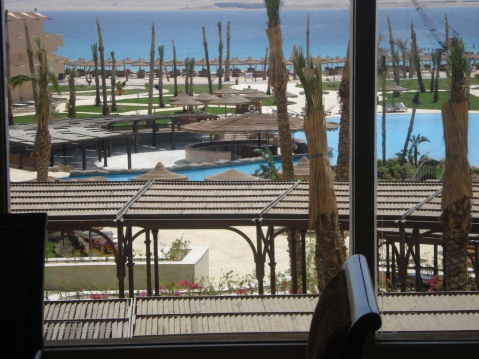 Blick zum Strand Pyramisa Beach Resort Sahl Hasheesh