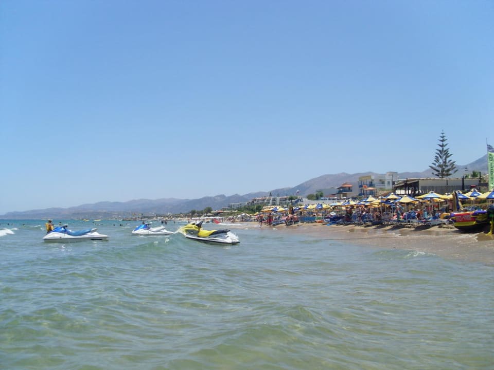 Ausblick den Strand entlang Cactus Beach