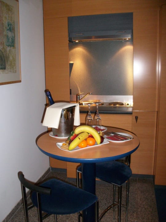 Küchennische auf dem Zimmer  Hotel Berlin Ostbahnhof