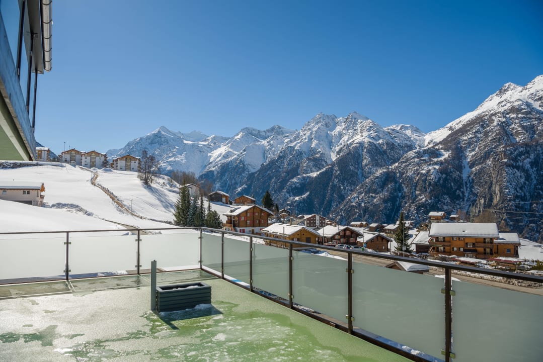 Aussicht Terrasse B&B Azapartments Lunic