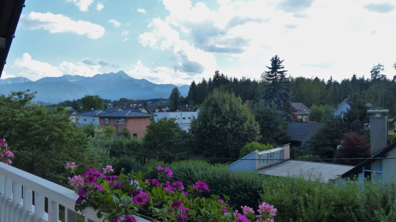 Blick vom Balkon Hotel Garni Rosanna