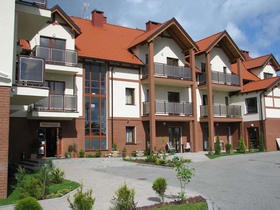 Hoteleingang Apartments Lazurowy Dwor