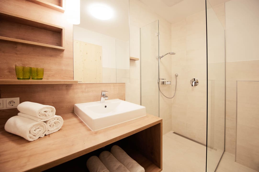 Badezimmer Ferienhaus zum Stubaier Gletscher - Haus Wald