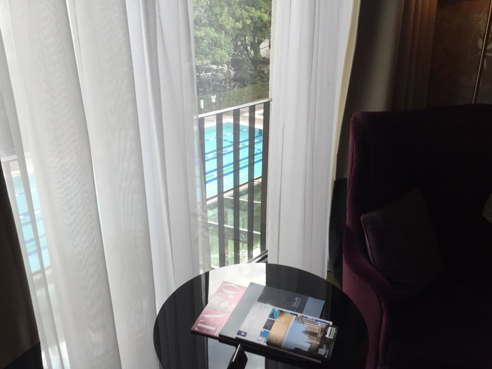 Blick aus dem Fenster Hotel Aspria Uhlenhorst