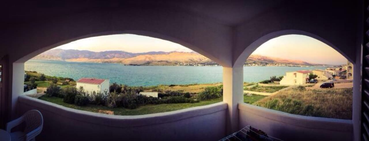 Ausblick Ferienwohnungen Pag-Holidays