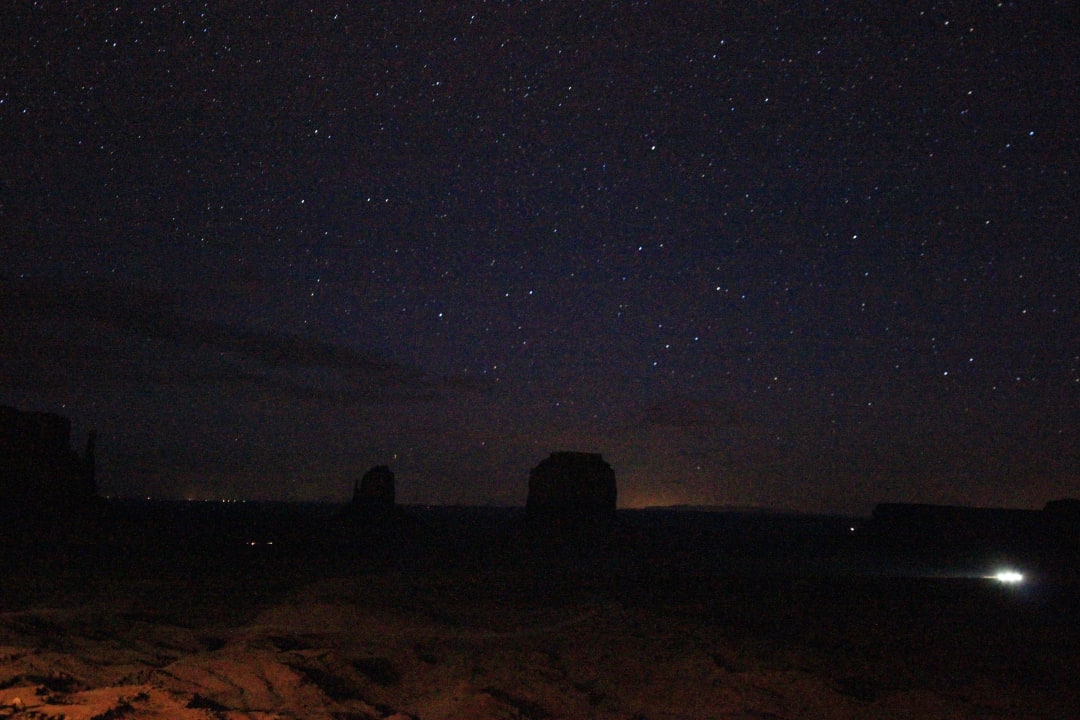 Nacht über dem Monument Valley The View Hotel