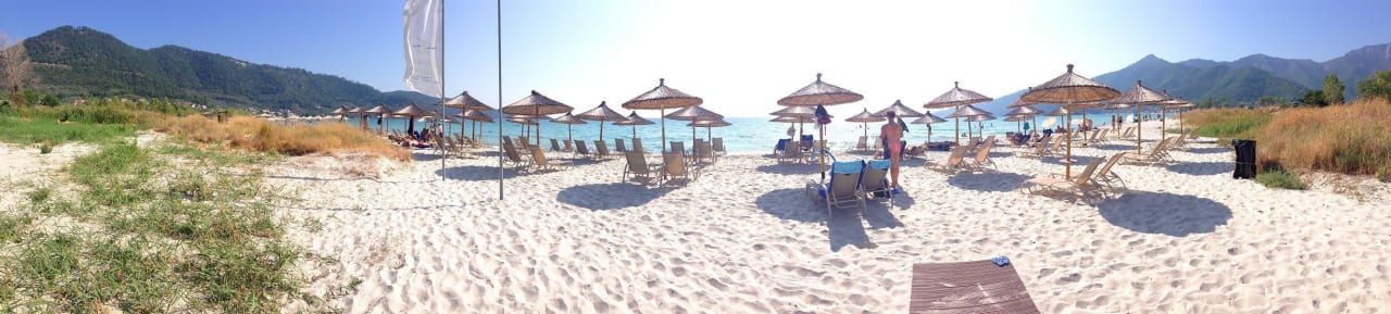 Panorama-Foto Hotelstrand Alexandra Golden Beach Alexandra Golden Boutique - Adults only