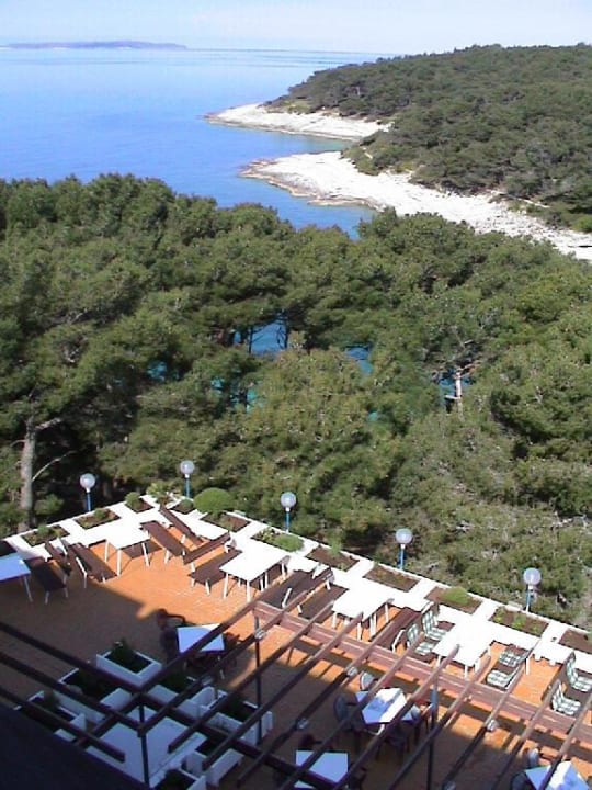 Blick vom Balkon - oberste Etage Hotel Aurora