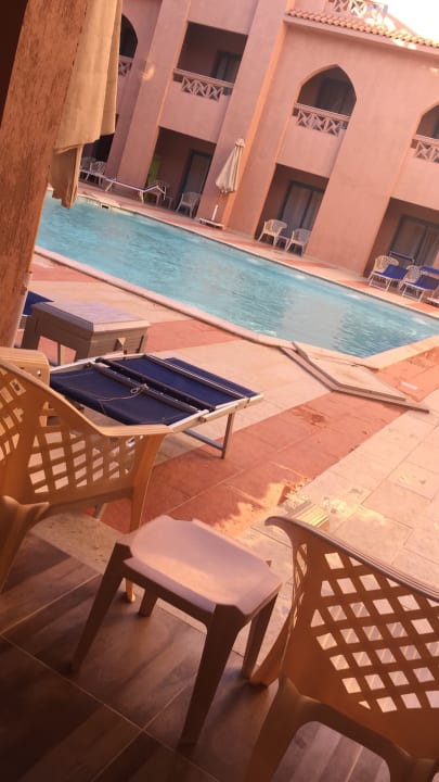 Pool vor der Tür Pickalbatros Aqua Park Resort - Hurghada