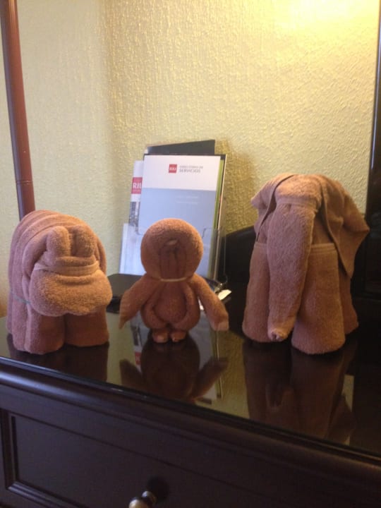 Süße Handtuchtiere Hotel Riu Tequila