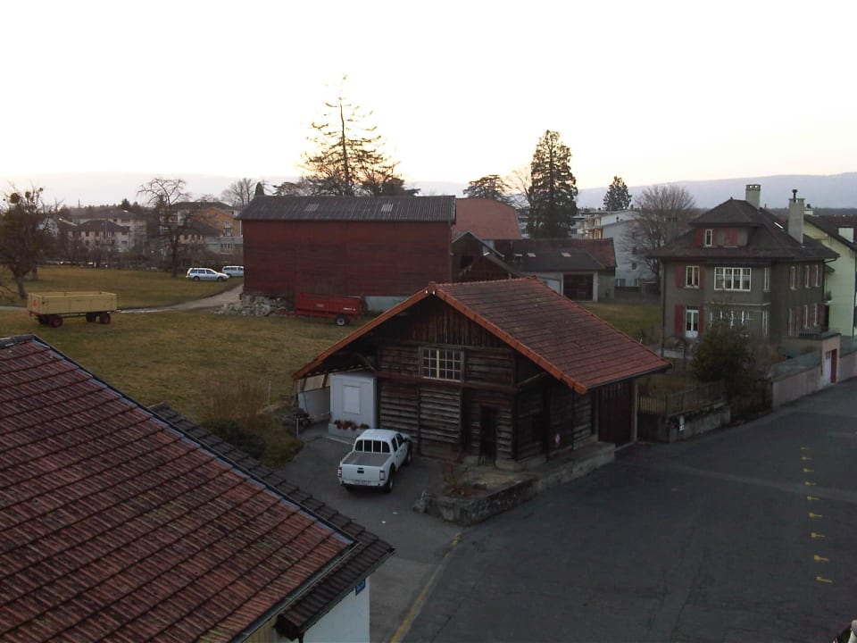 Blick vom Fenster Hotel Le Funi