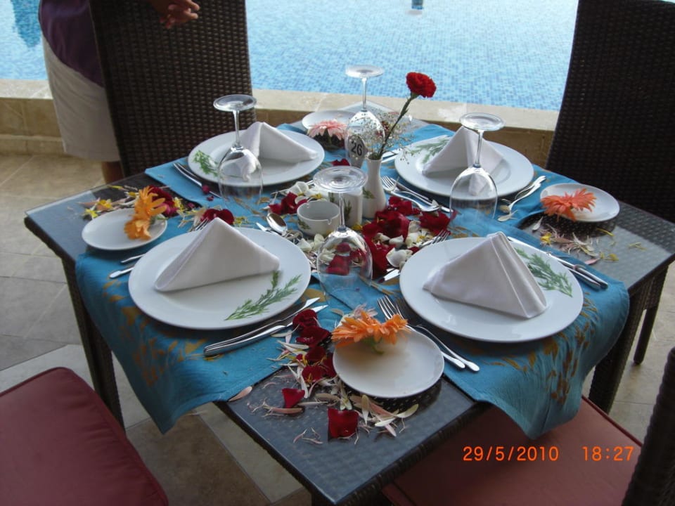 Geburtstagstisch beim Italiener Spice Hotel & Spa