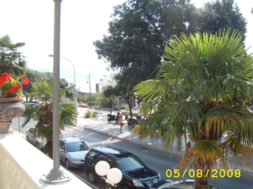 Blick von der Terrasse Hotel Bellevue - Liburnia