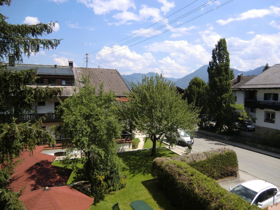 Ausblick vom Balkon Hotel Alpensonne