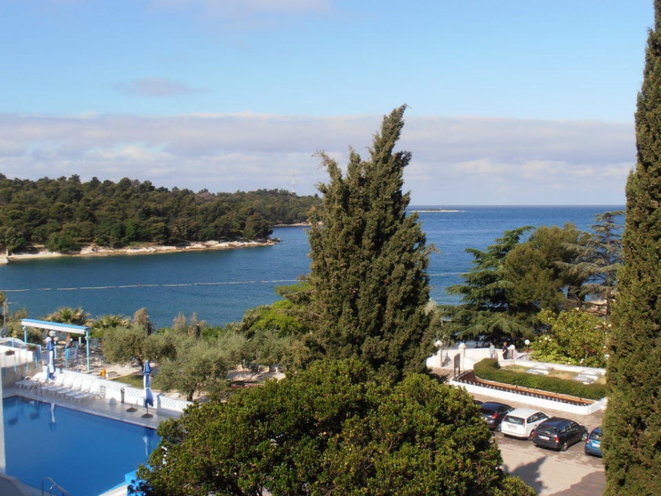 Blick vom Zimmer Hotel Plavi Plava Laguna