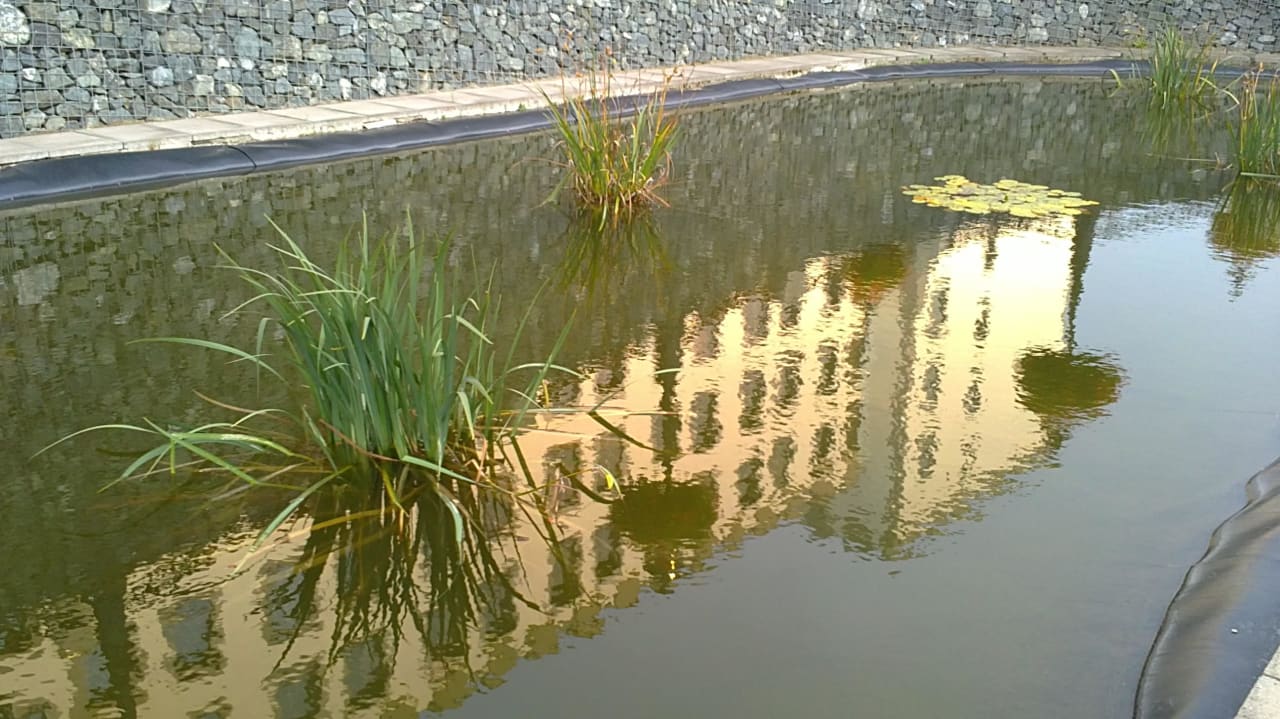 Wasserspiegelung Heide Park Abenteuerhotel