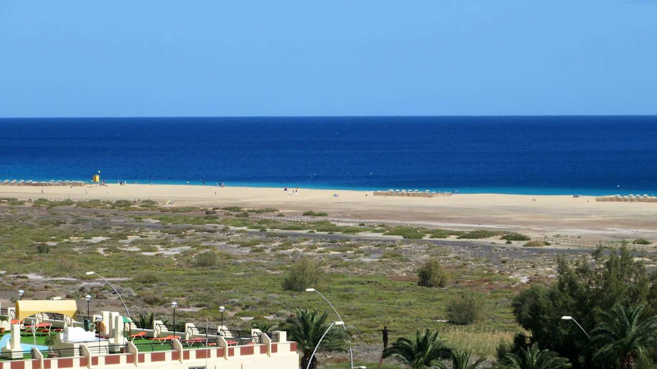 Vom Balkon aus der 6. Etage Servatur Alameda de Jandía