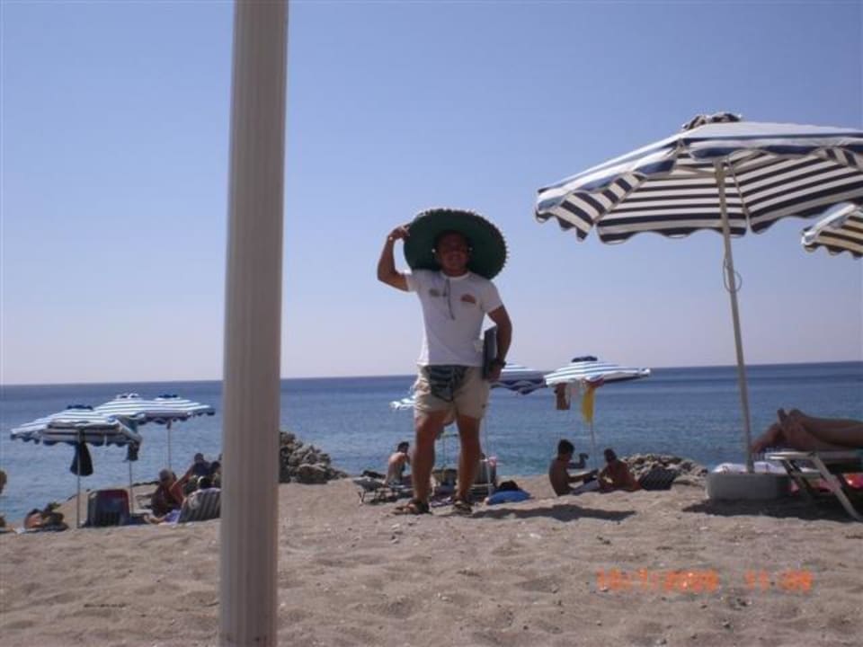 Calimero mit Sombrero "Nikos" Hotel Kalithea Horizon Royal