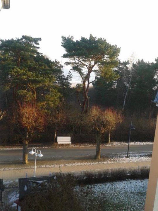 Blick auf die Strandpromenade Strandhotel Ahlbeck