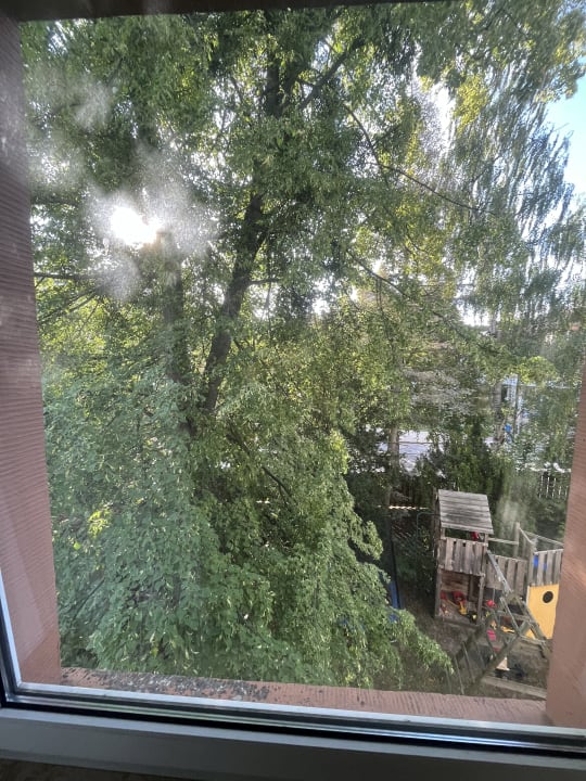 Ausblick Pension Am Thermalbad