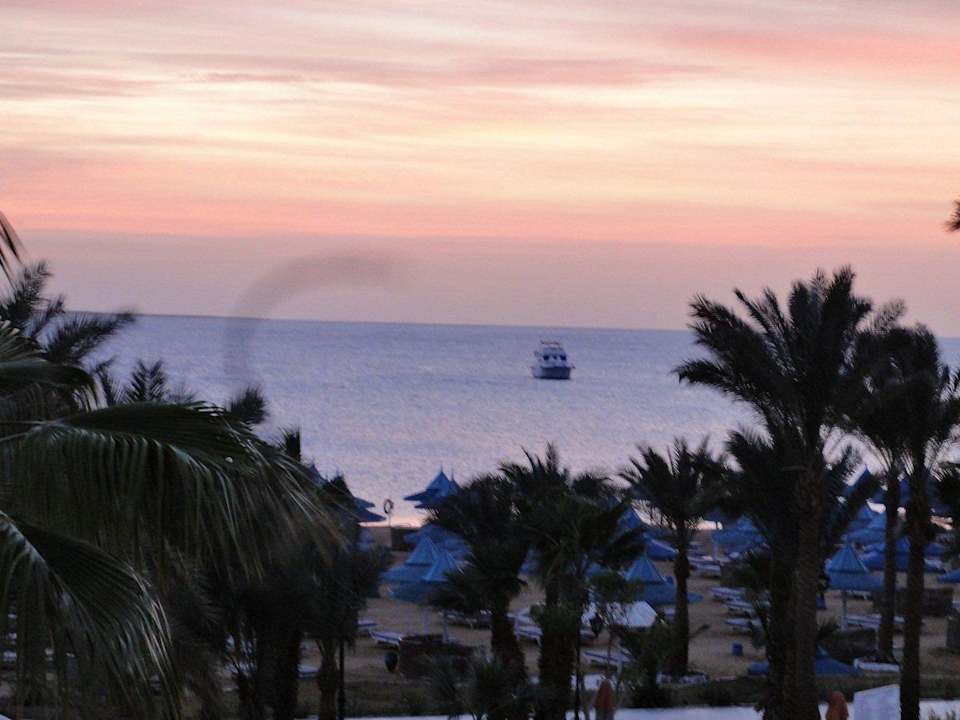 Blick von unserem Balkon The Grand Hotel Hurghada