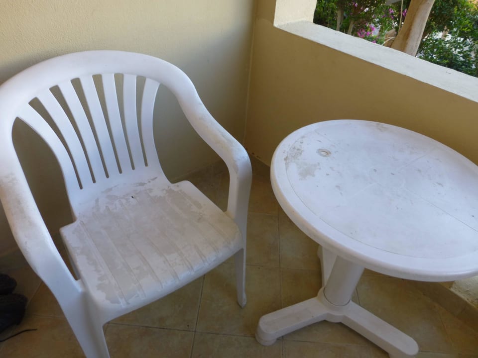 So sah unser Balkon aus Hotel Marina Plaza Tala Bay