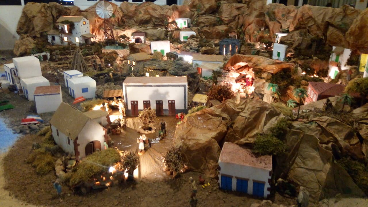 Weihnachtskrippe in der Lobby! Club Hotel Drago Park