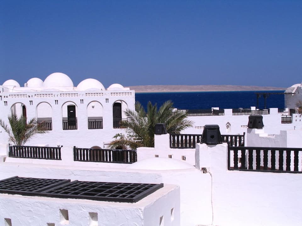 Aussicht vor der Zimmertür Arabella Azur Resort