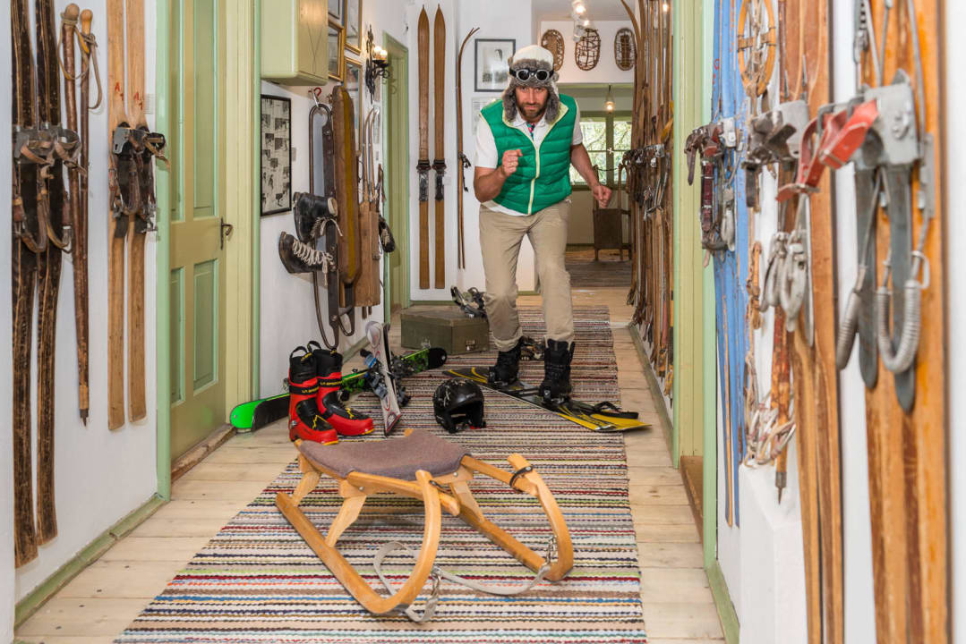 Skimuseum mit Uniquaten aus 1900 - 1950 Naturhotel Grafenast