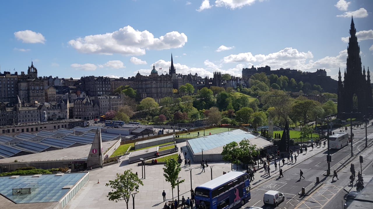 Ausblick Motel One Edinburgh-Princes