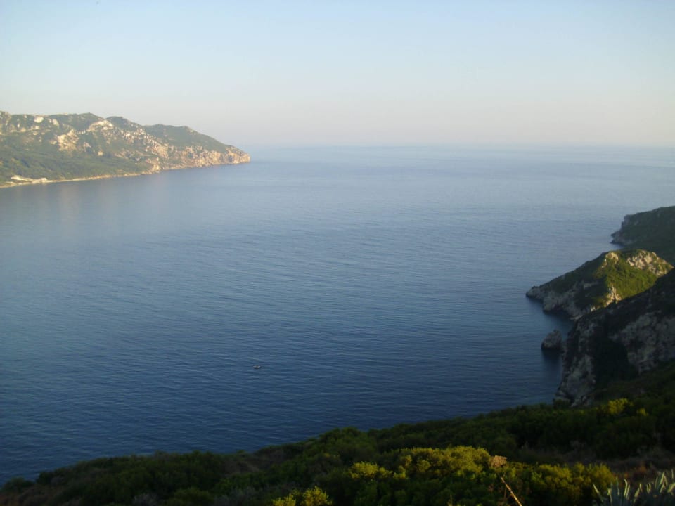 Balkonausblick von links nach rechts  Porto Timoni