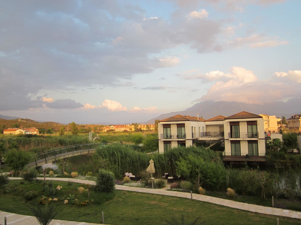 Balkonblick - zum Taurusgebirge Jiva Beach Resort