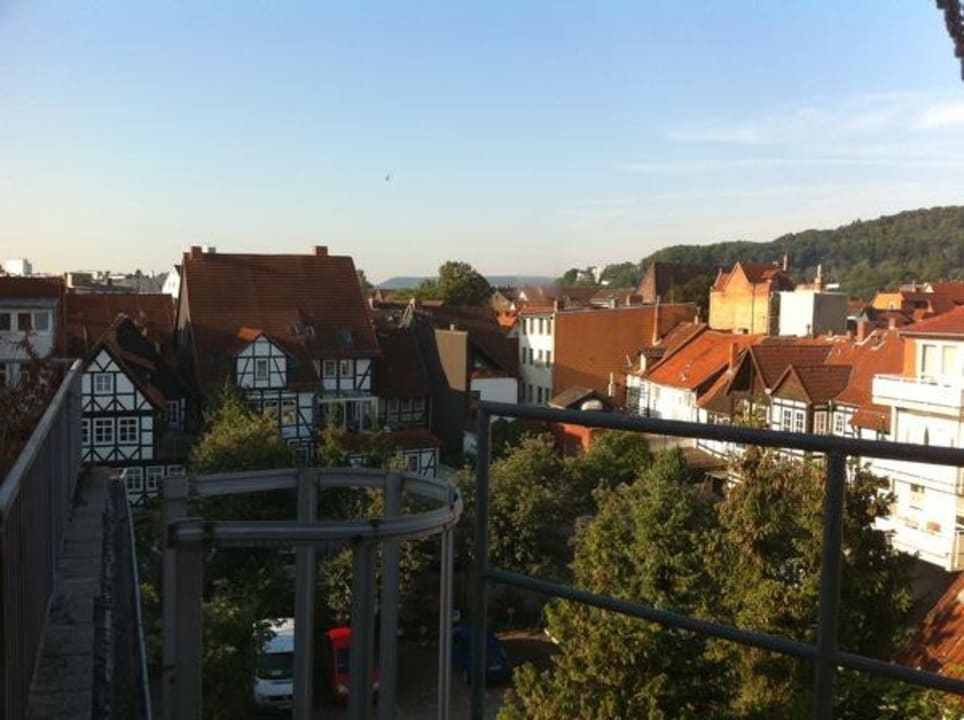 Blick nach hinten Hotel Altstadtwiege