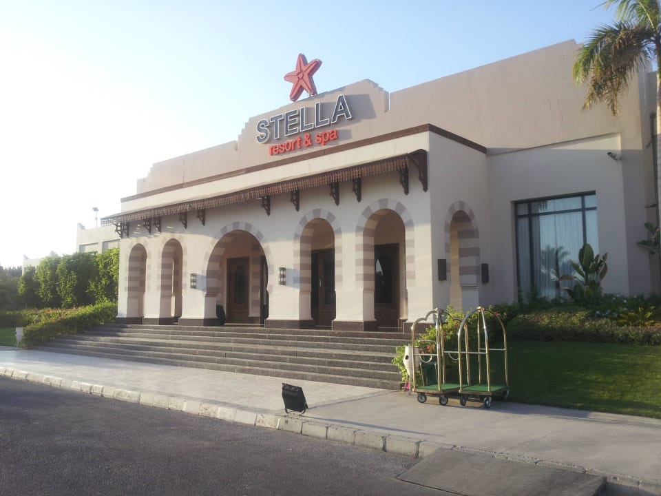 Eingang zum Schwesternhotel Stella Makadi Beach Stella Garden Resort & Spa, Makadi Bay