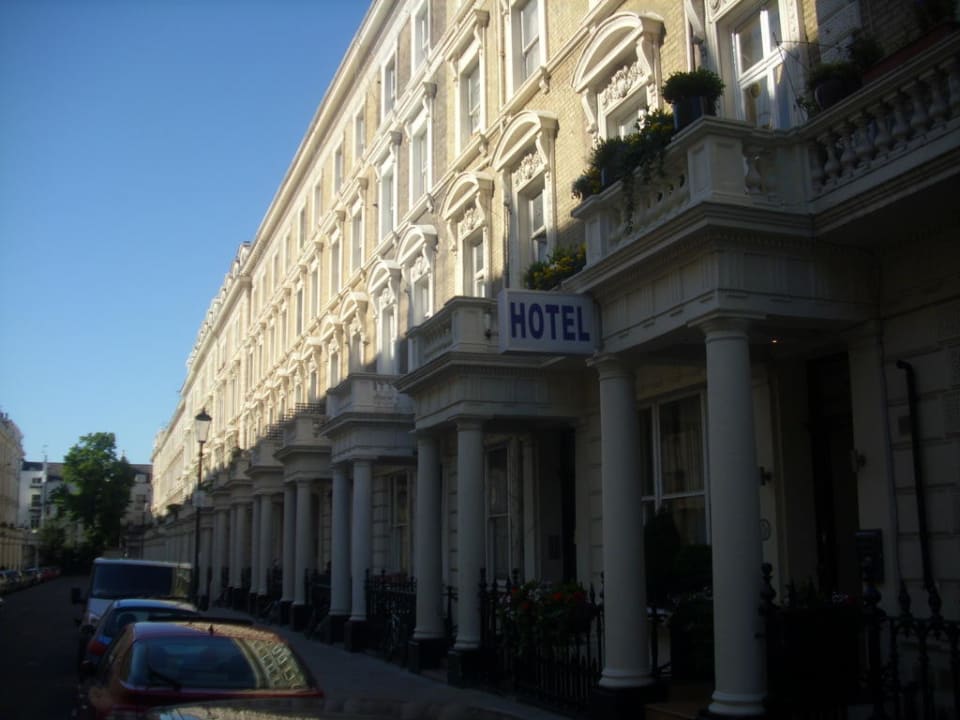 Hotel in einer kleinen Seitenstrasse Notting Hill Gate Hotel