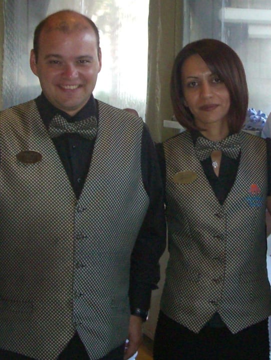 EIn Top-Team - Haris und Georgia Hotel Kalithea Horizon Royal